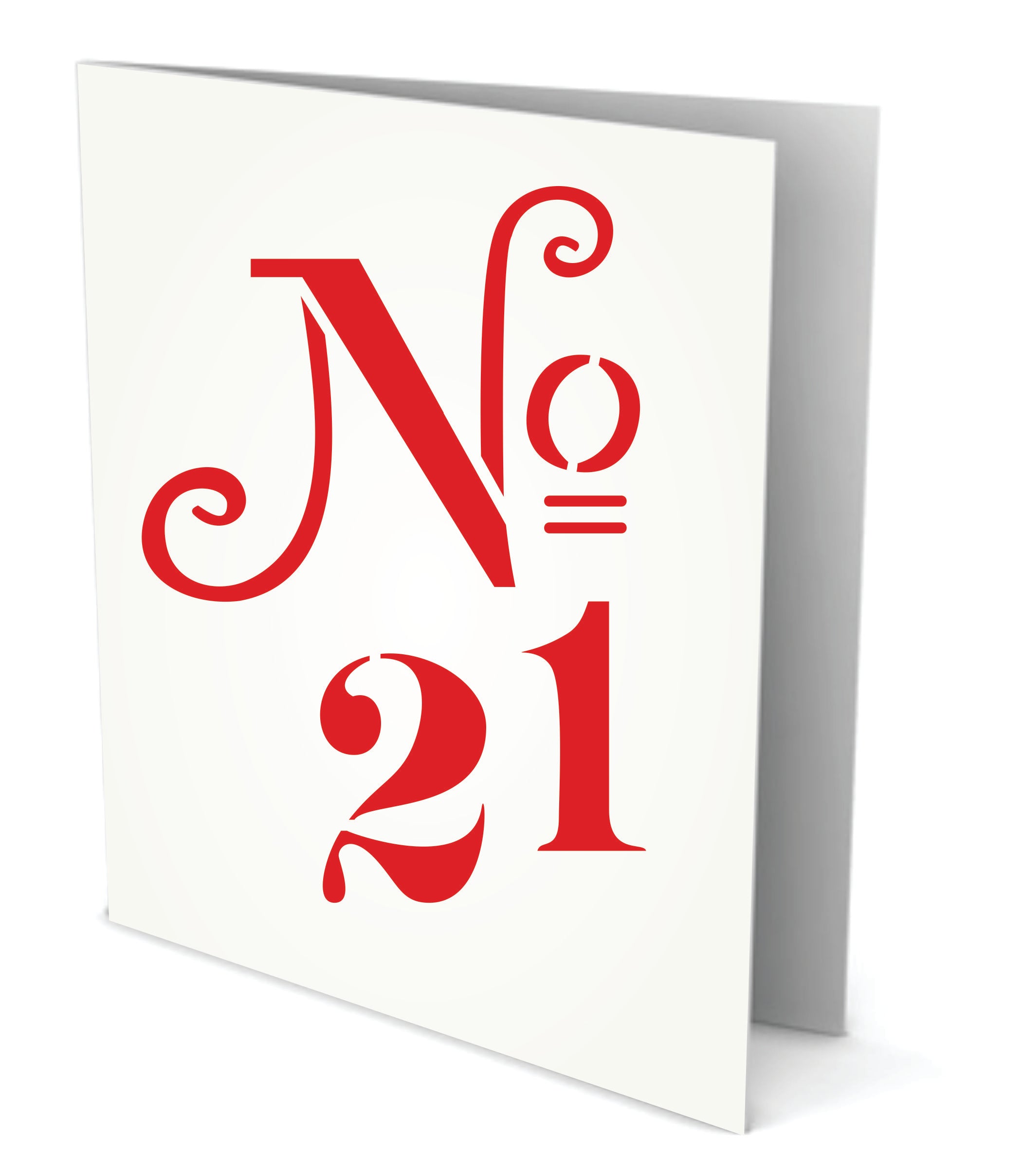 French Numbers Stencil - Vintage French Themed Word