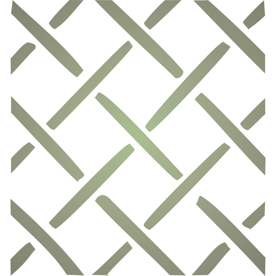 Garden Trellis Stencil- Faux Lattice
