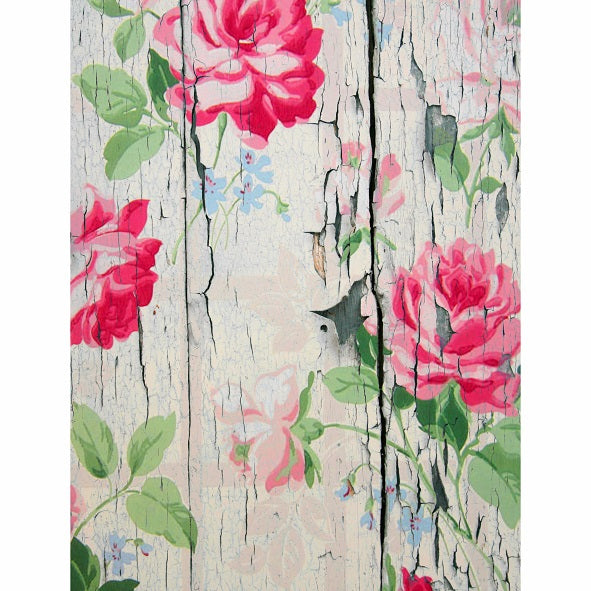 Floral Wood Theme Rice Paper- 6 Unique Printed Mulberry Paper Images 30gsm