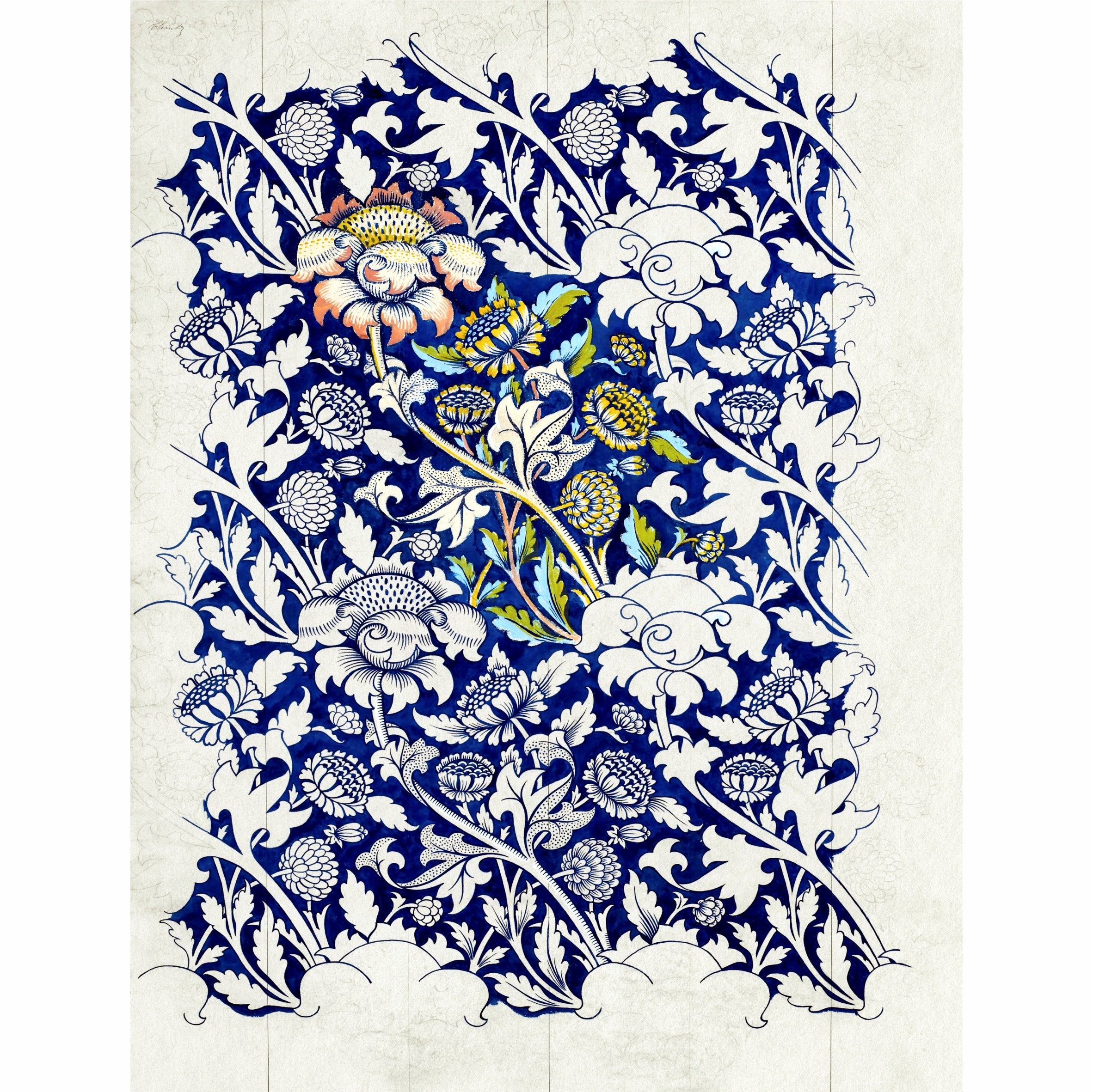 Pattern Theme Rice Paper- 6 Unique Printed Mulberry Paper Images 30gsm