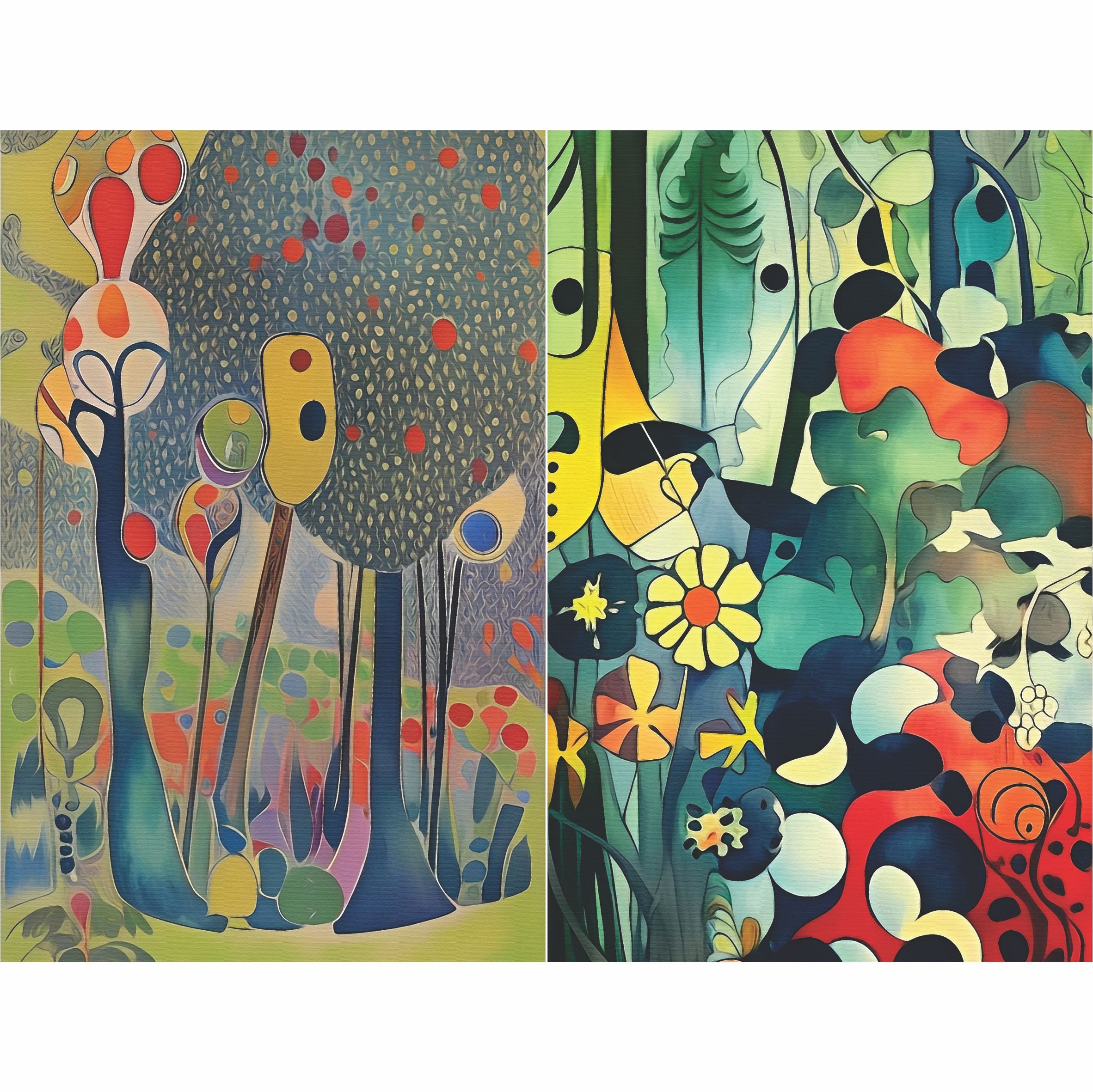 Abstract Forest Rice Paper, 8 x 10.5 inch – for Decoupage Cards Craft