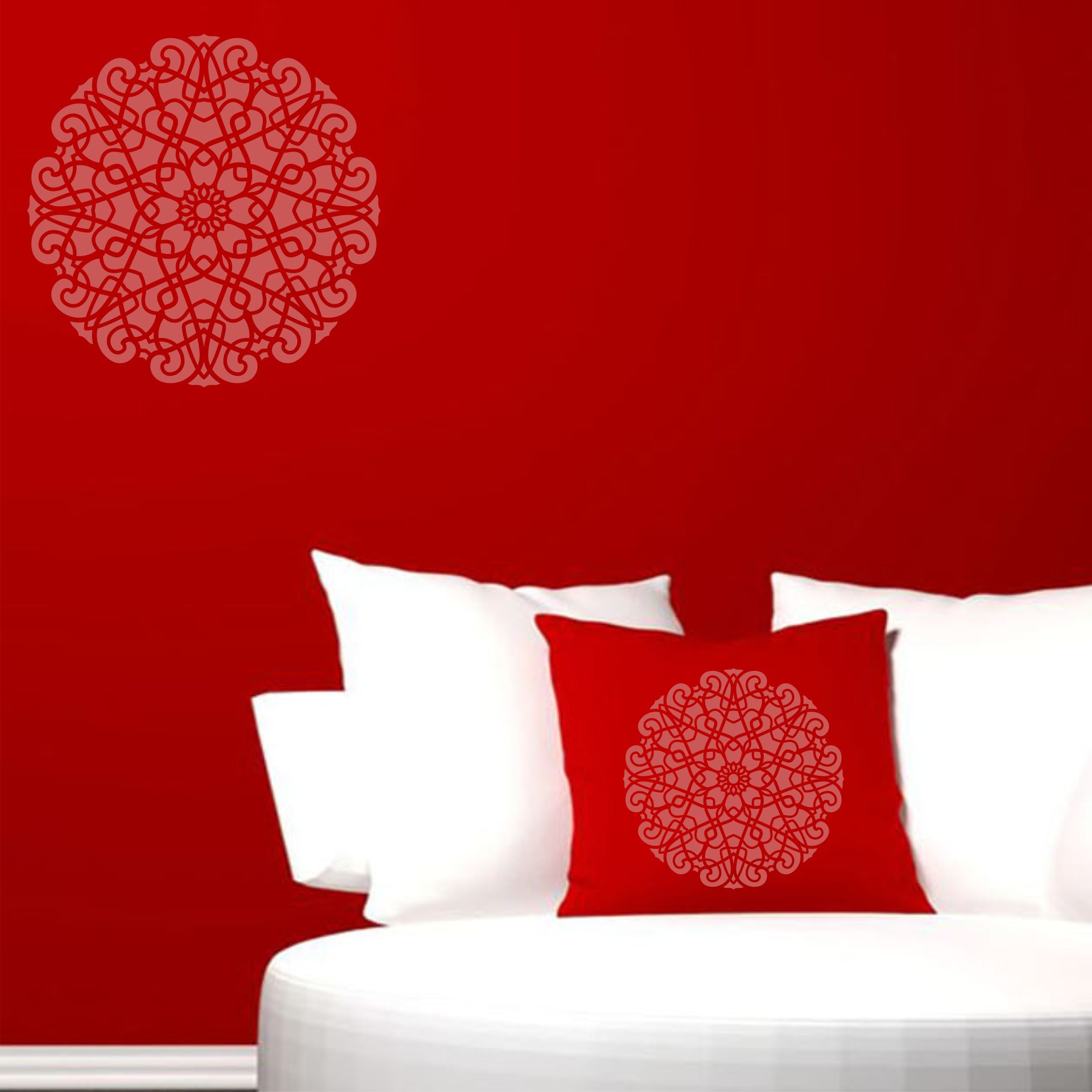 Geometric Stencil - Arabic Islamic Mosaic Mandala Design
