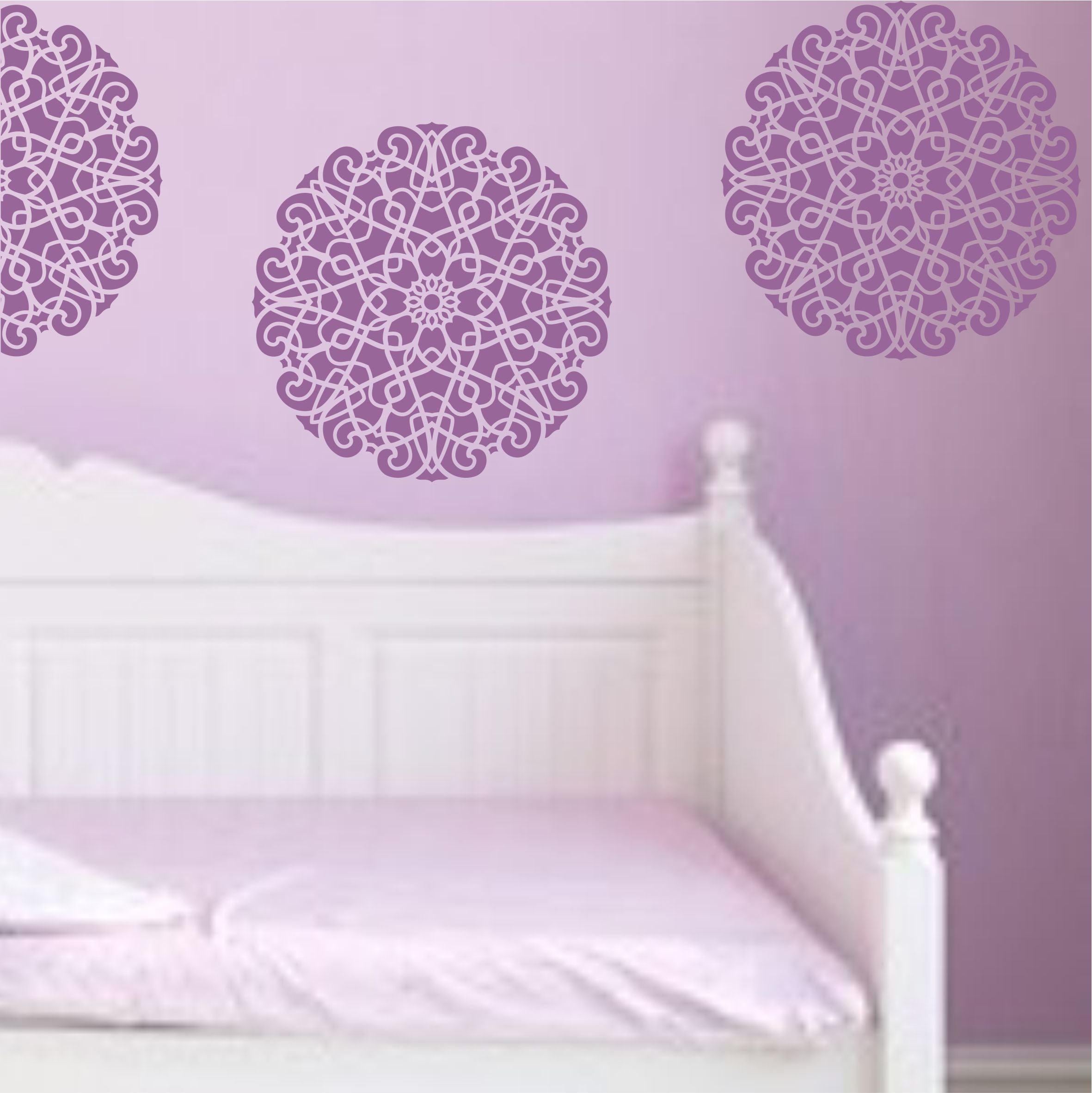 Geometric Stencil - Arabic Islamic Mosaic Mandala Design