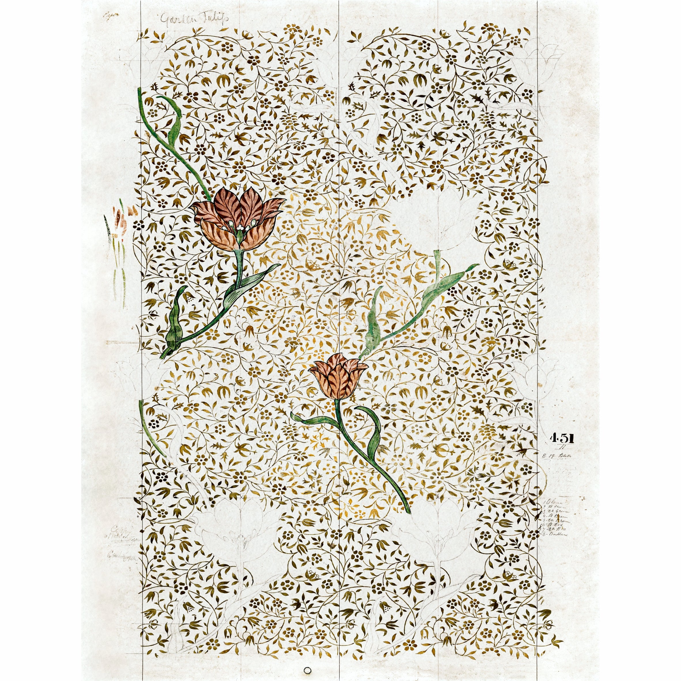 Pattern Theme Rice Paper- 6 Unique Printed Mulberry Paper Images 30gsm