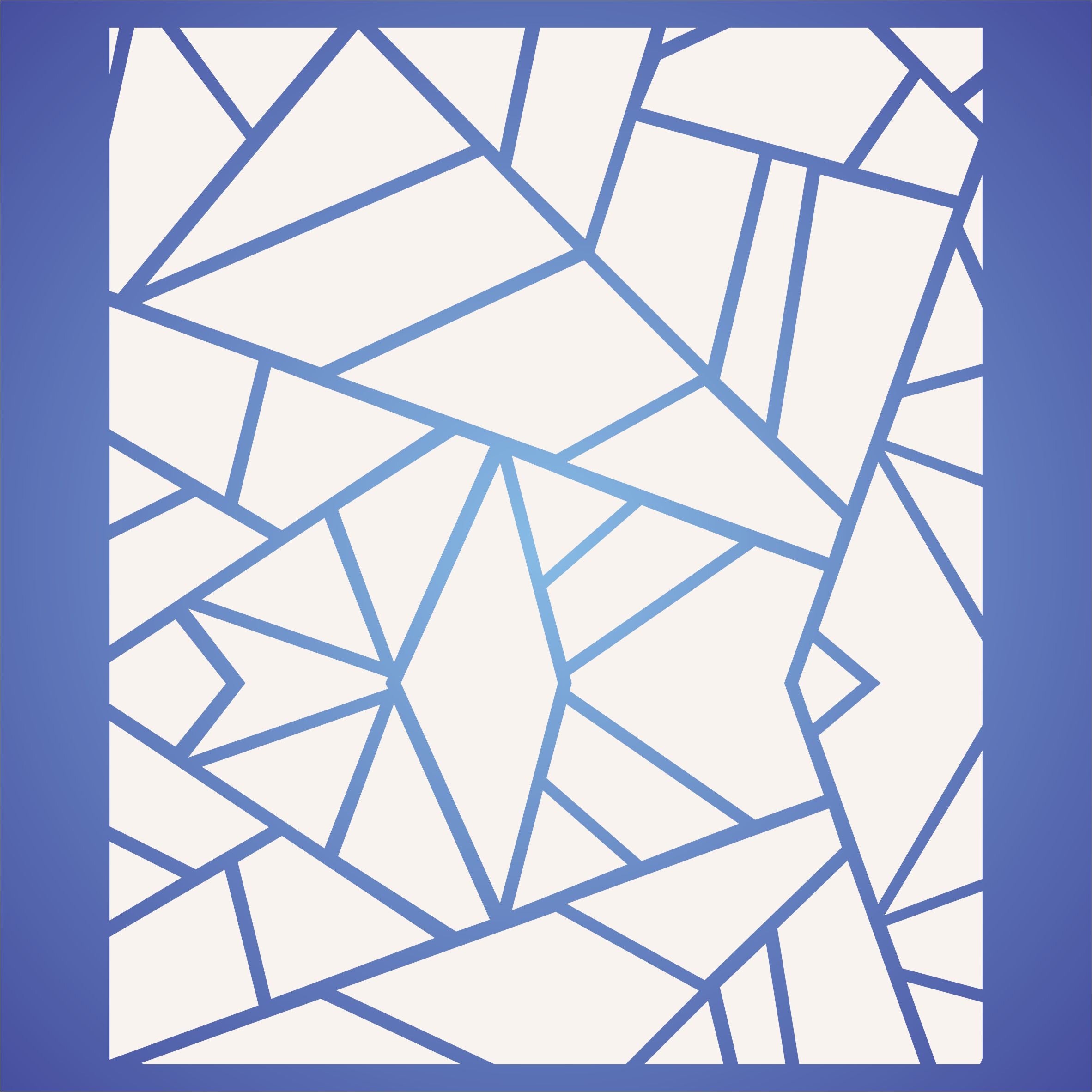Geometric Cake Stencil- Cake & Cookie use to Add Texture