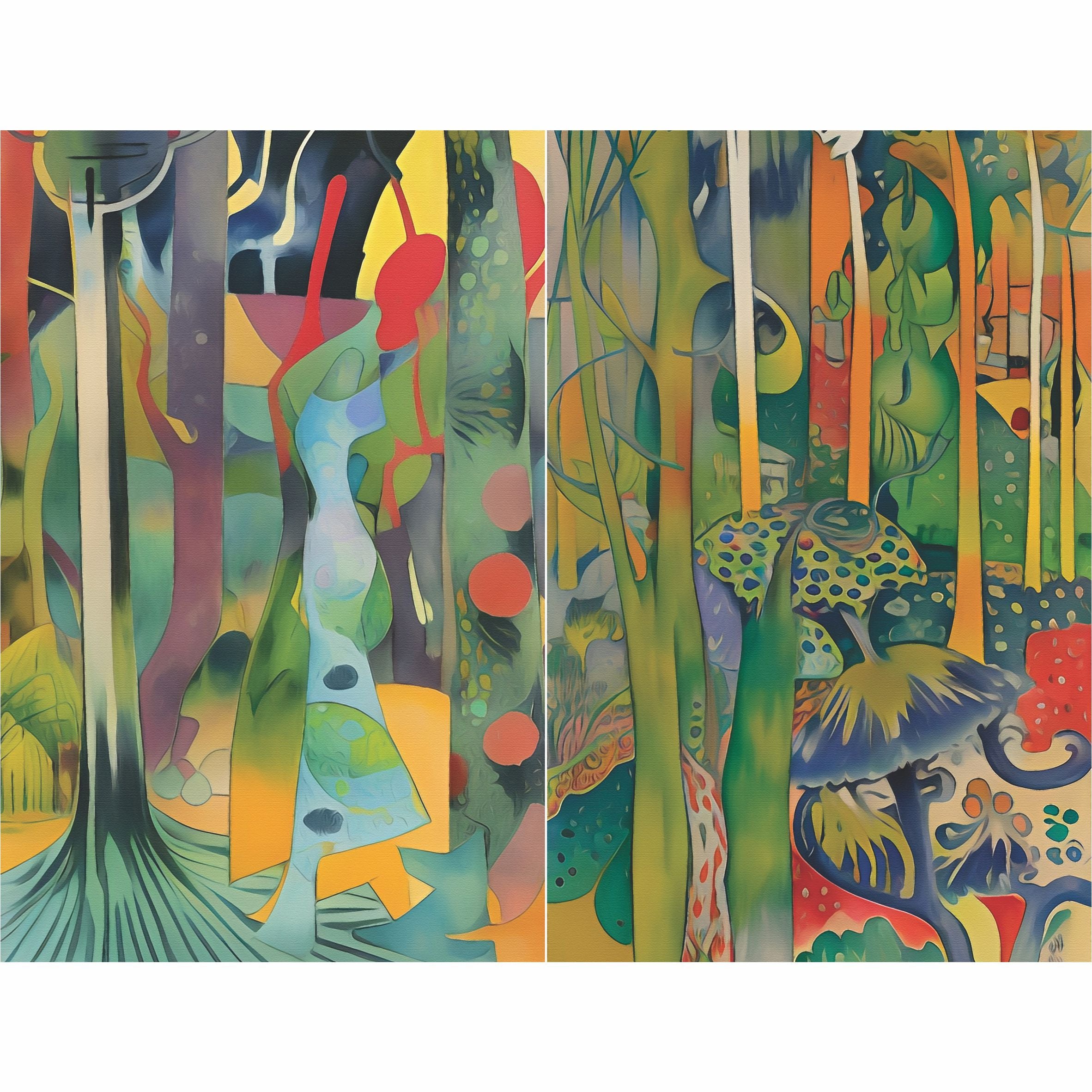 Abstract Forest Rice Paper, 8 x 10.5 inch – for Decoupage Cards Craft
