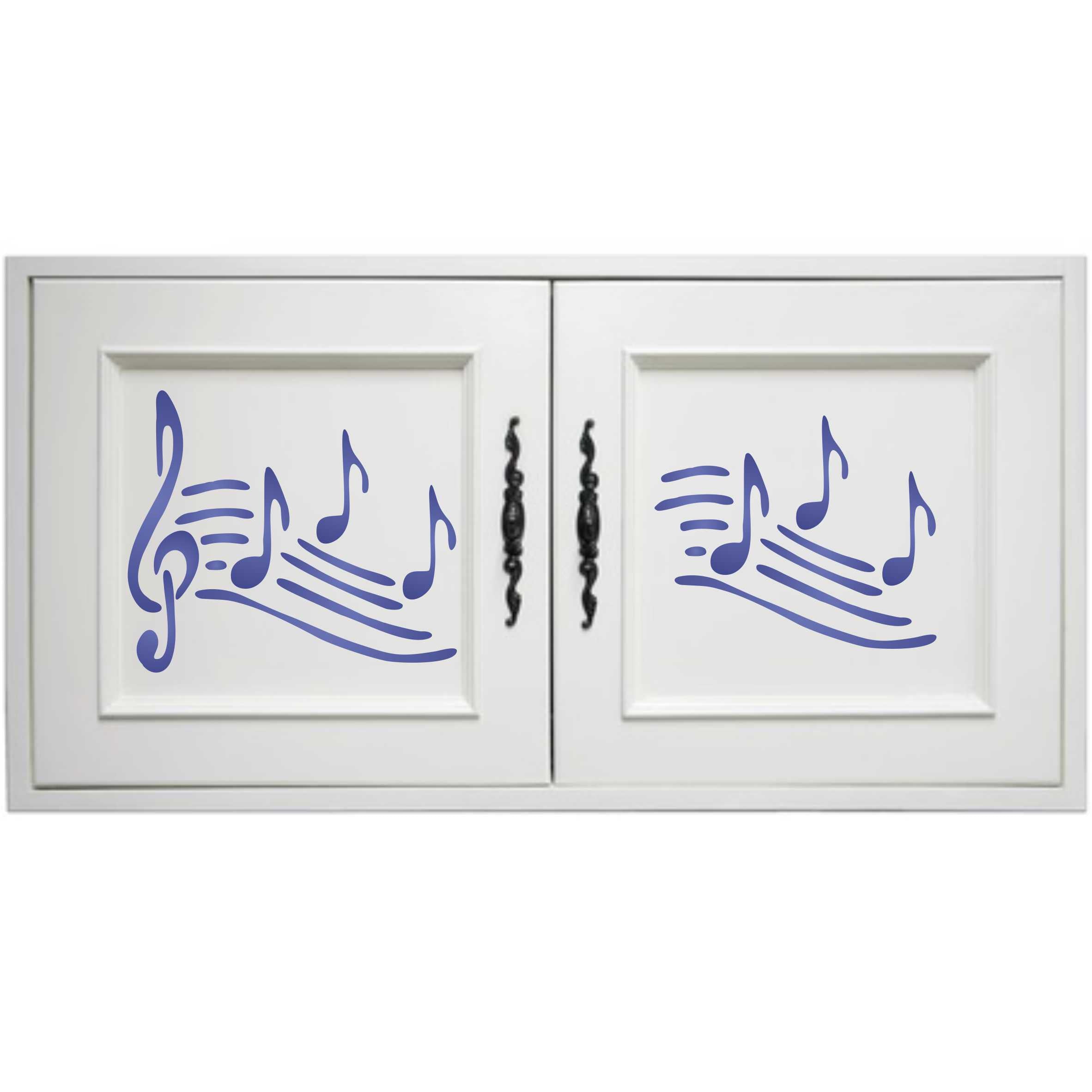 Music Notes Stencil - Musical Notes Treble Clef