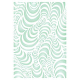 Japanese Waves Layering Stencil, 4.5 x 6.5 inch - Layering Stencil Backgrounds