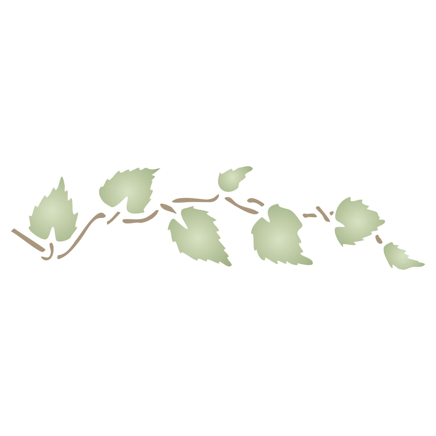 Leaves Stencil- Leaf Border Art Decor