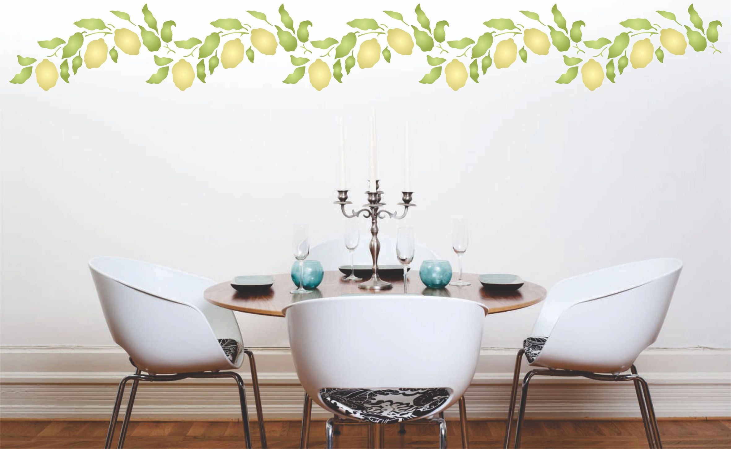 Lemon Branch Stencil- Classic Fruit Lemon Bough