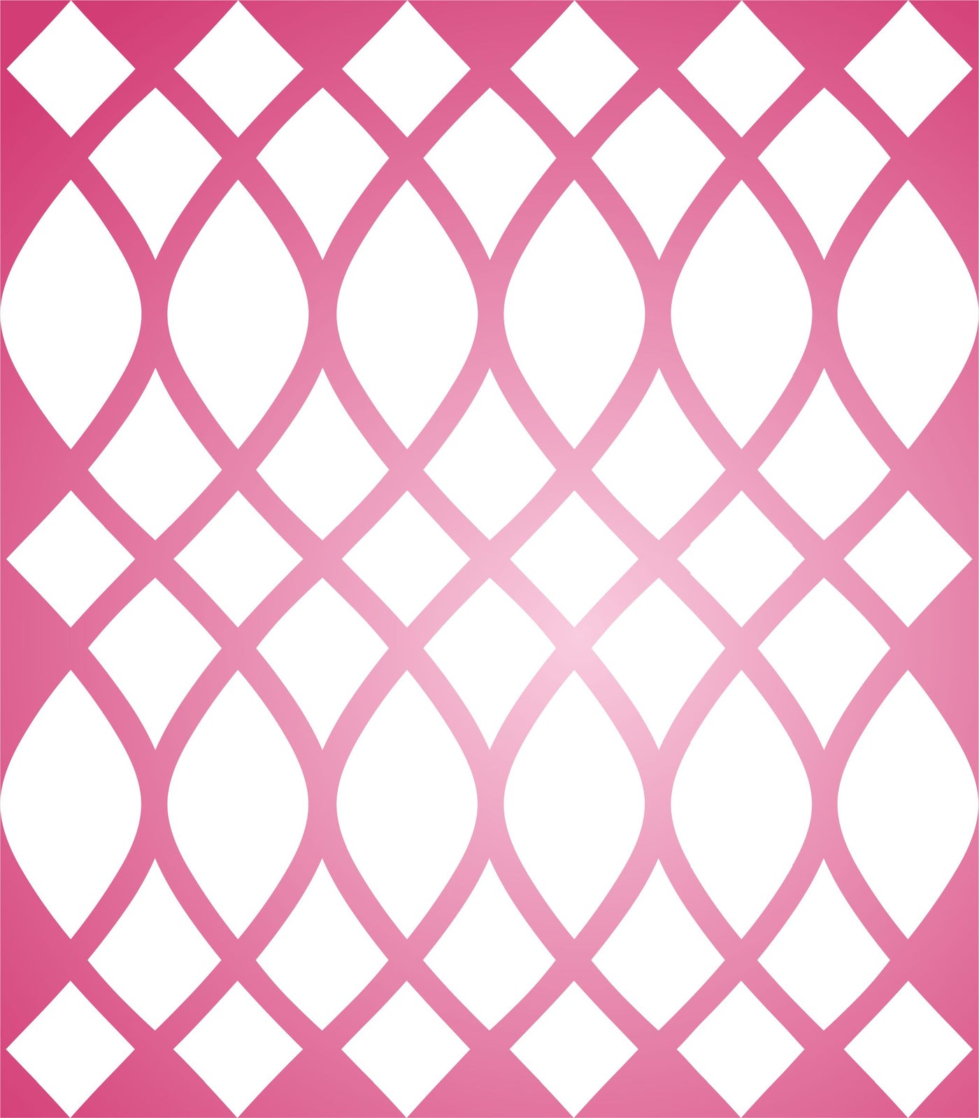 Regal Trellis Stencil - Allover Regal Trellis Pattern Template