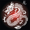 Dragon Stencil - Chinese Asian Oriental Japanese