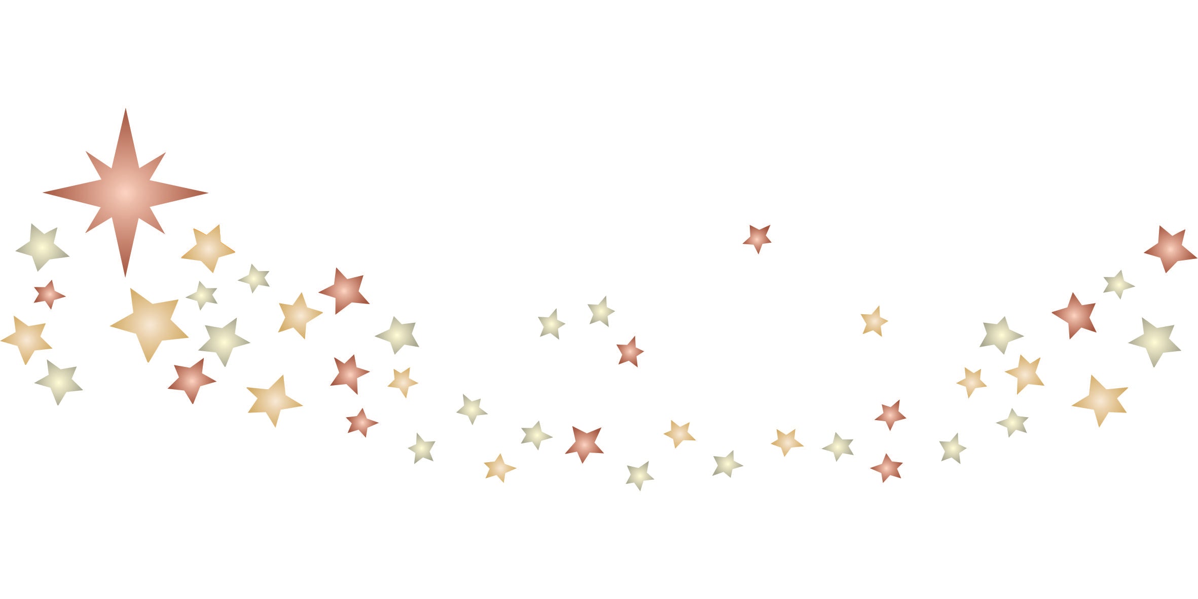 Stars Stencil - Celestial Star Border for Painting Template