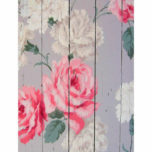 Floral Wood Theme Rice Paper- 6 Unique Printed Mulberry Paper Images 30gsm