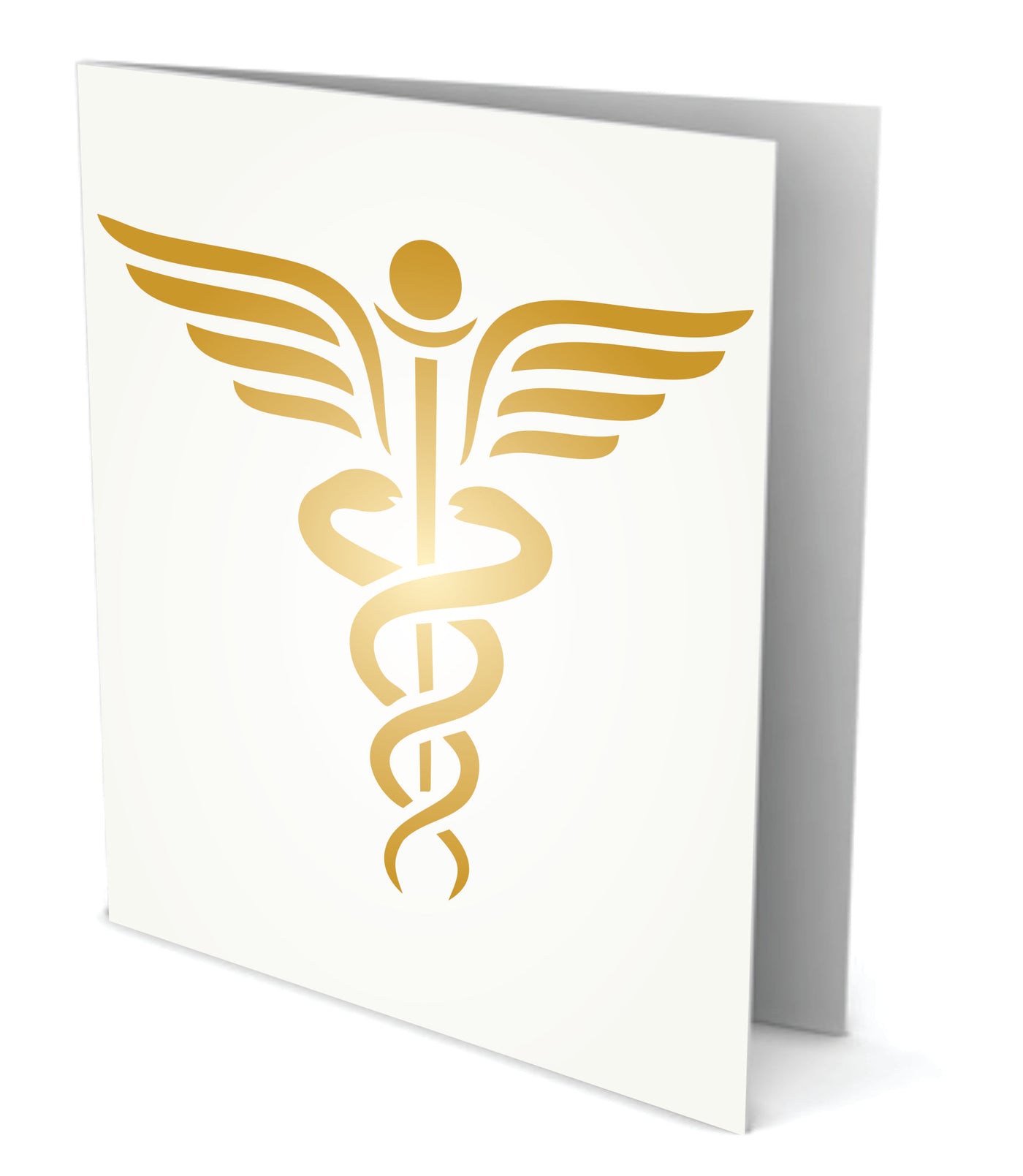 Caduceus Stencil - Staff of Hermes Medical Symbol