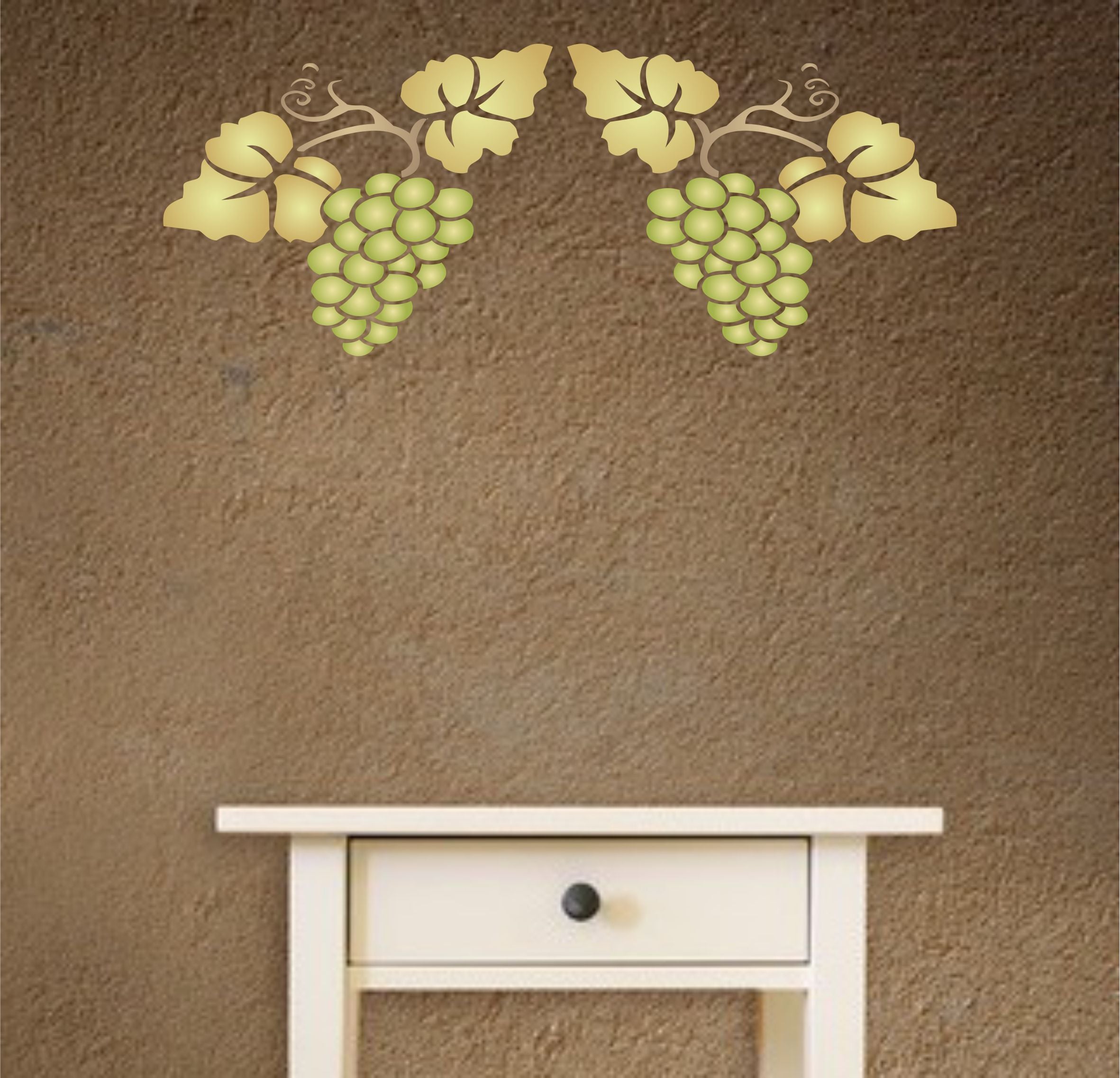 Grape Stencil- Classic Fruit Kitchen