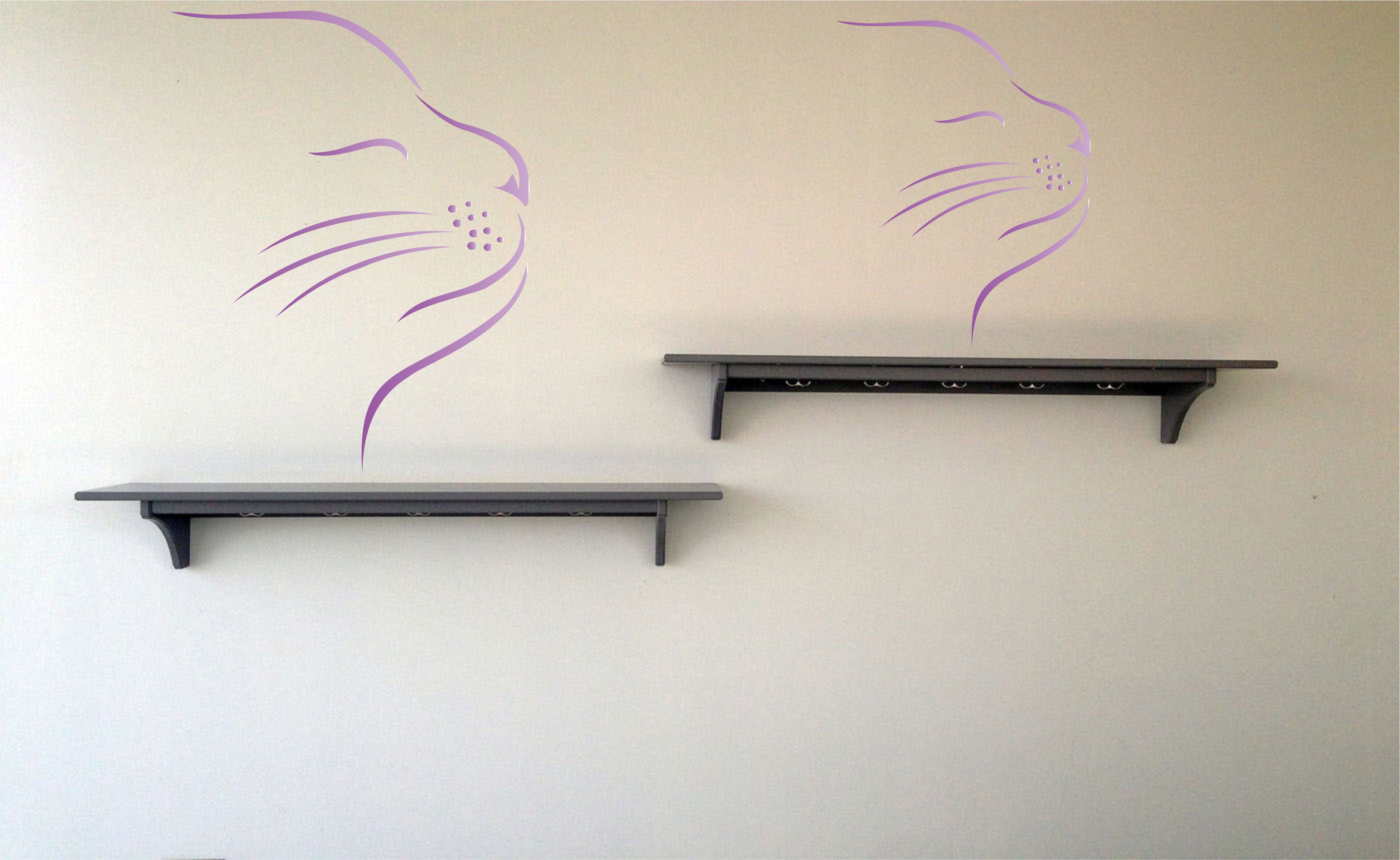 Cat Stencil - Line Art Pet Friend Animal Head