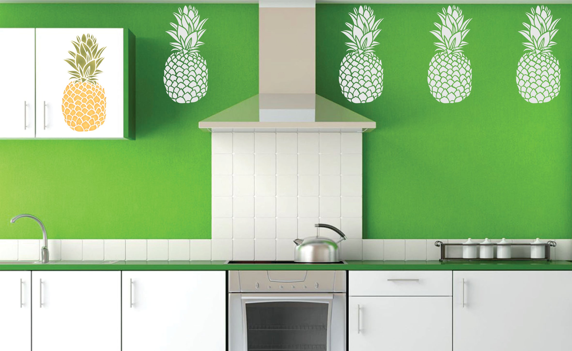 Pineapple Stencil - Fruit Vegetable Kitchen