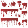 Drips Stencil - Blood Dripping Blot Drops Splatter Splashes Spatter Paint
