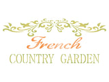 French Country Stencil - Vintage French Garden Word