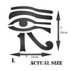 Eye of Horus Stencil - Classic Egyptian Symbol Hyroglyphics