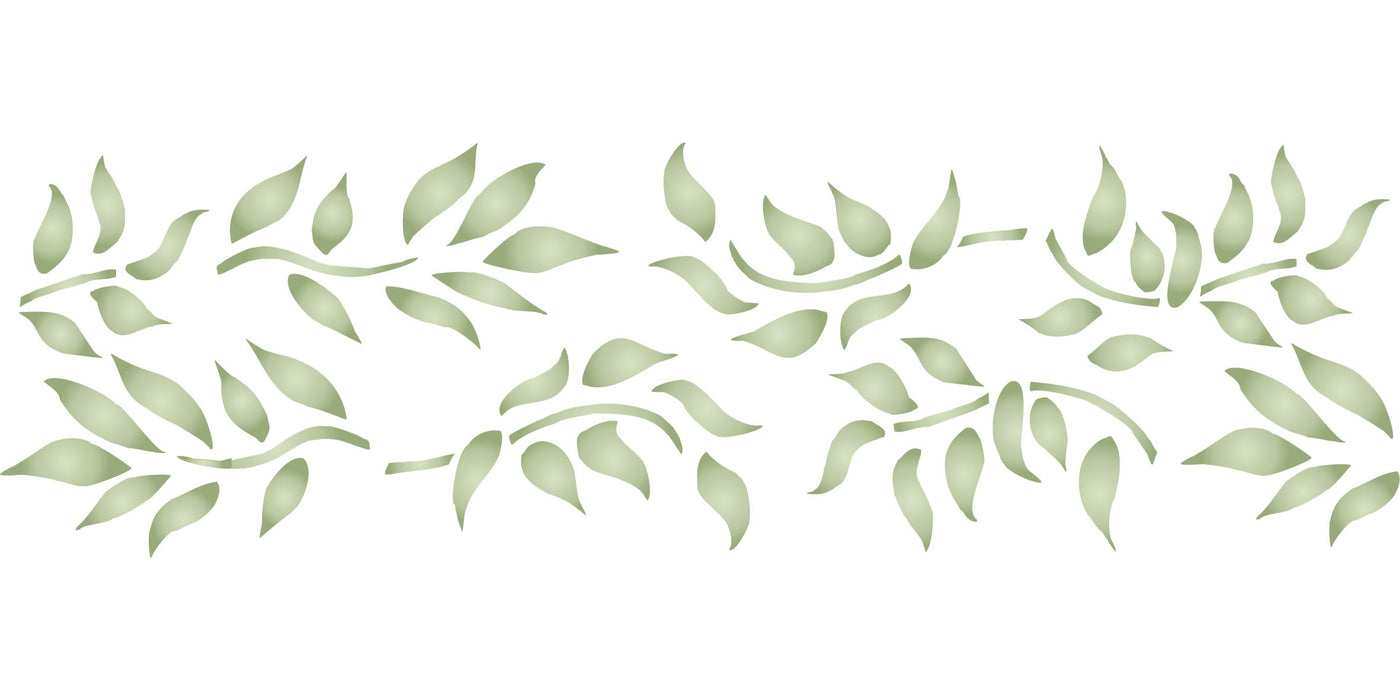 Leaf Stencil- Classic Border Leaves