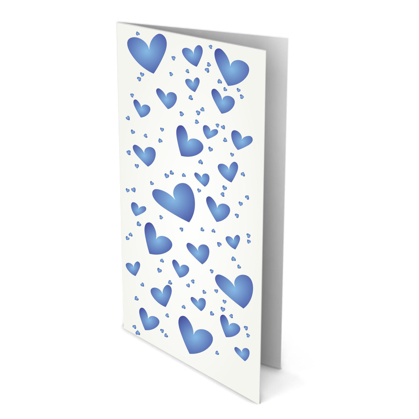 Slimline Hearts Stencil- Shape Heart Card Making Slimline DiesCards Template