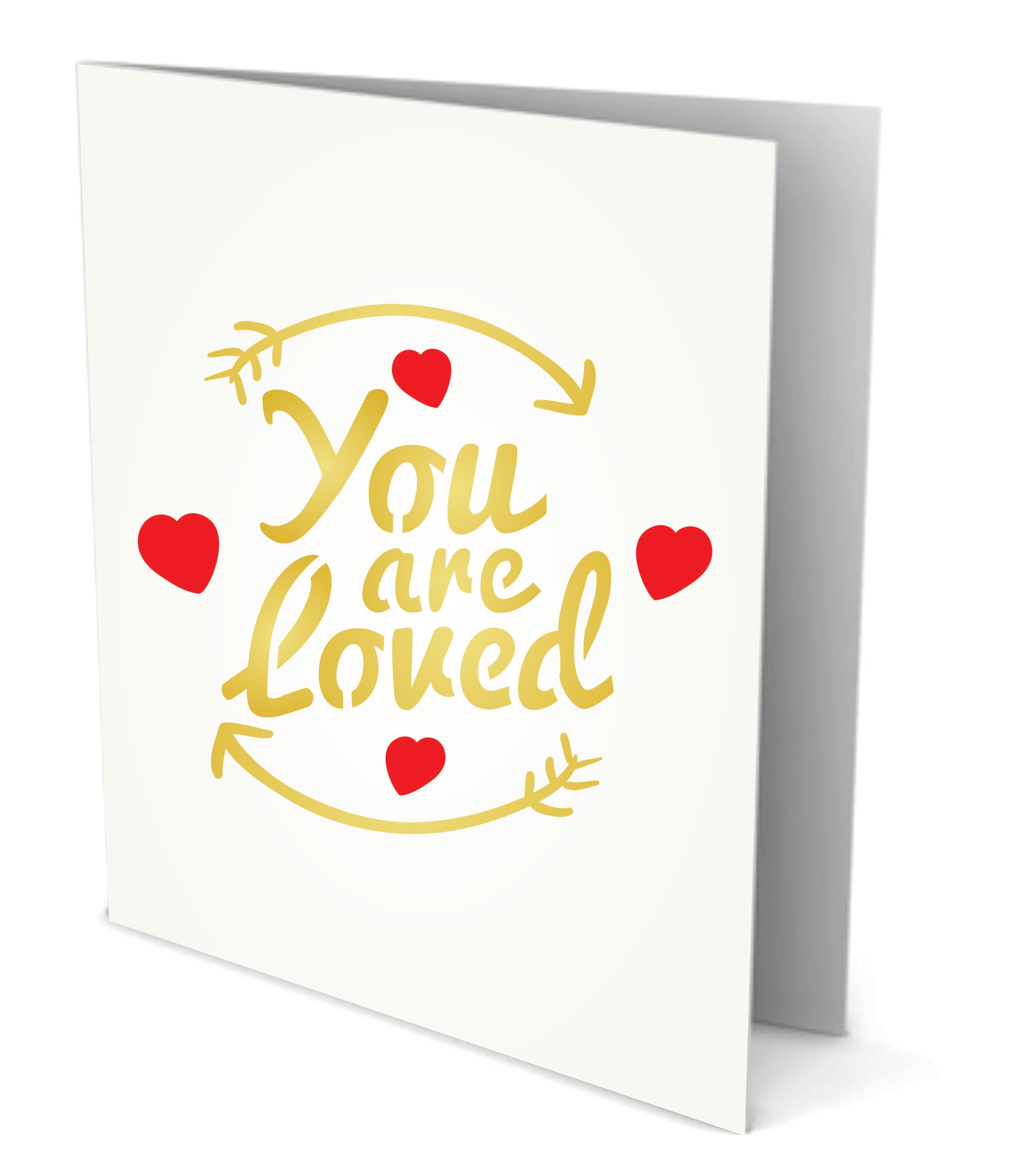 You are Loved Stencil - Valentines Day Saying Quote Love