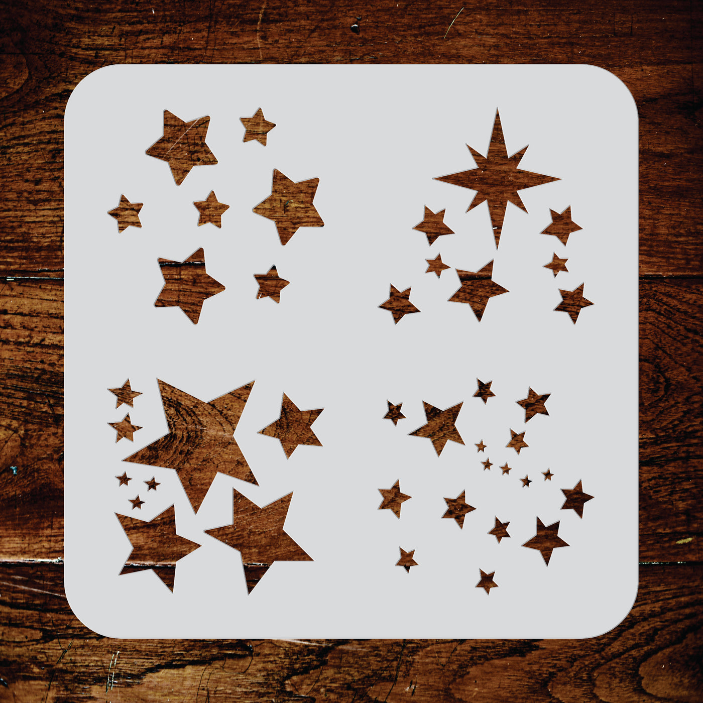 Stars Stencil - Stars Sky Cluster