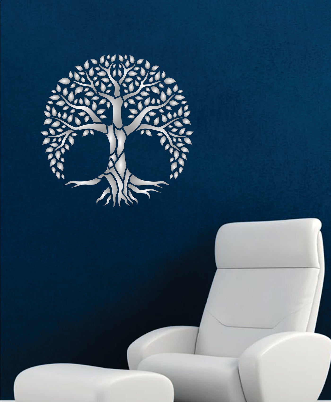 Tree of Life Stencil - Sacred Mandala World Tree