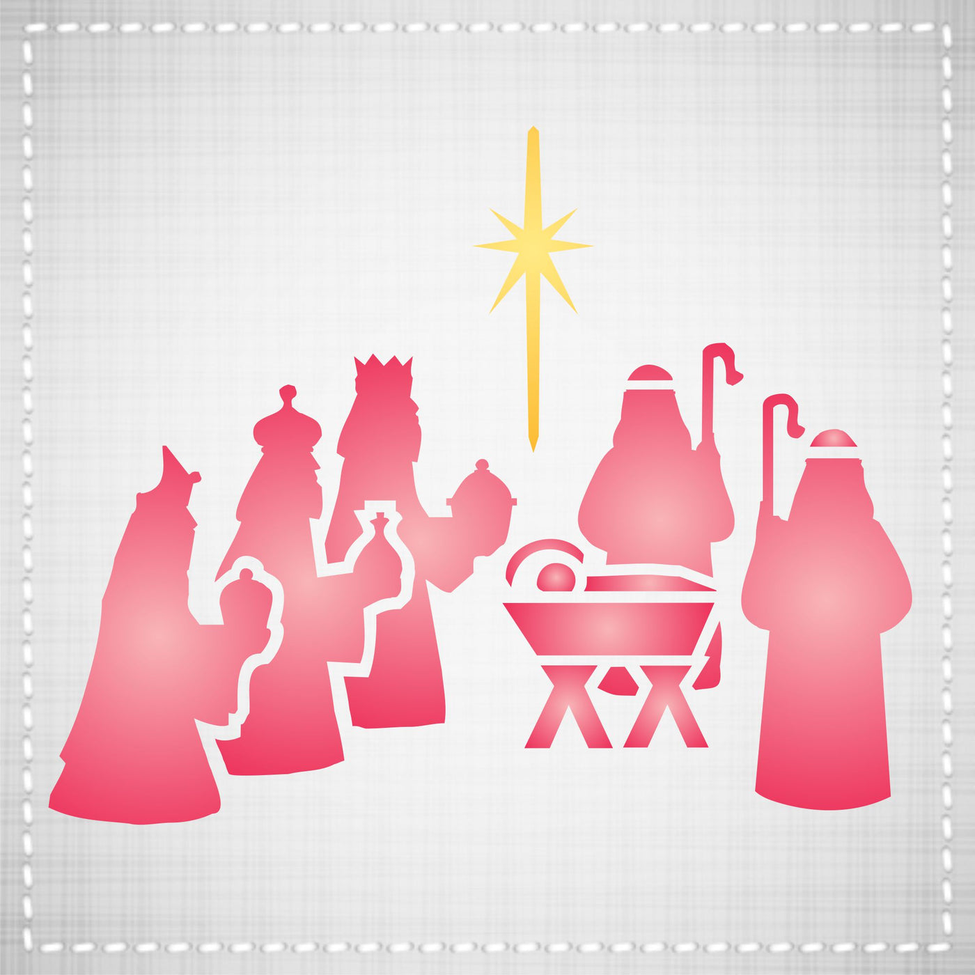 Christmas Nativity - Classic Religious Nativity Decor Cards