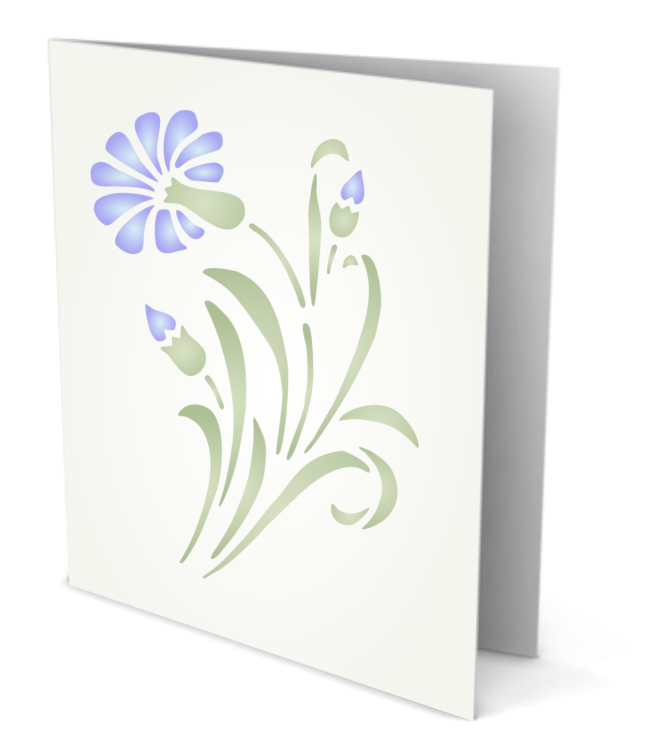 Flower Set Stencil - Classic Flower Designs