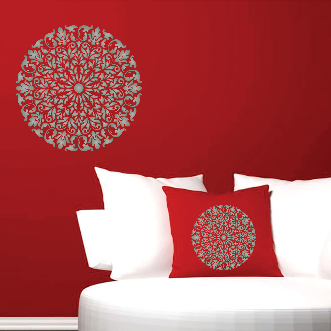 Ceiling Rose Stencil - Mandala Architectural Decorative Element