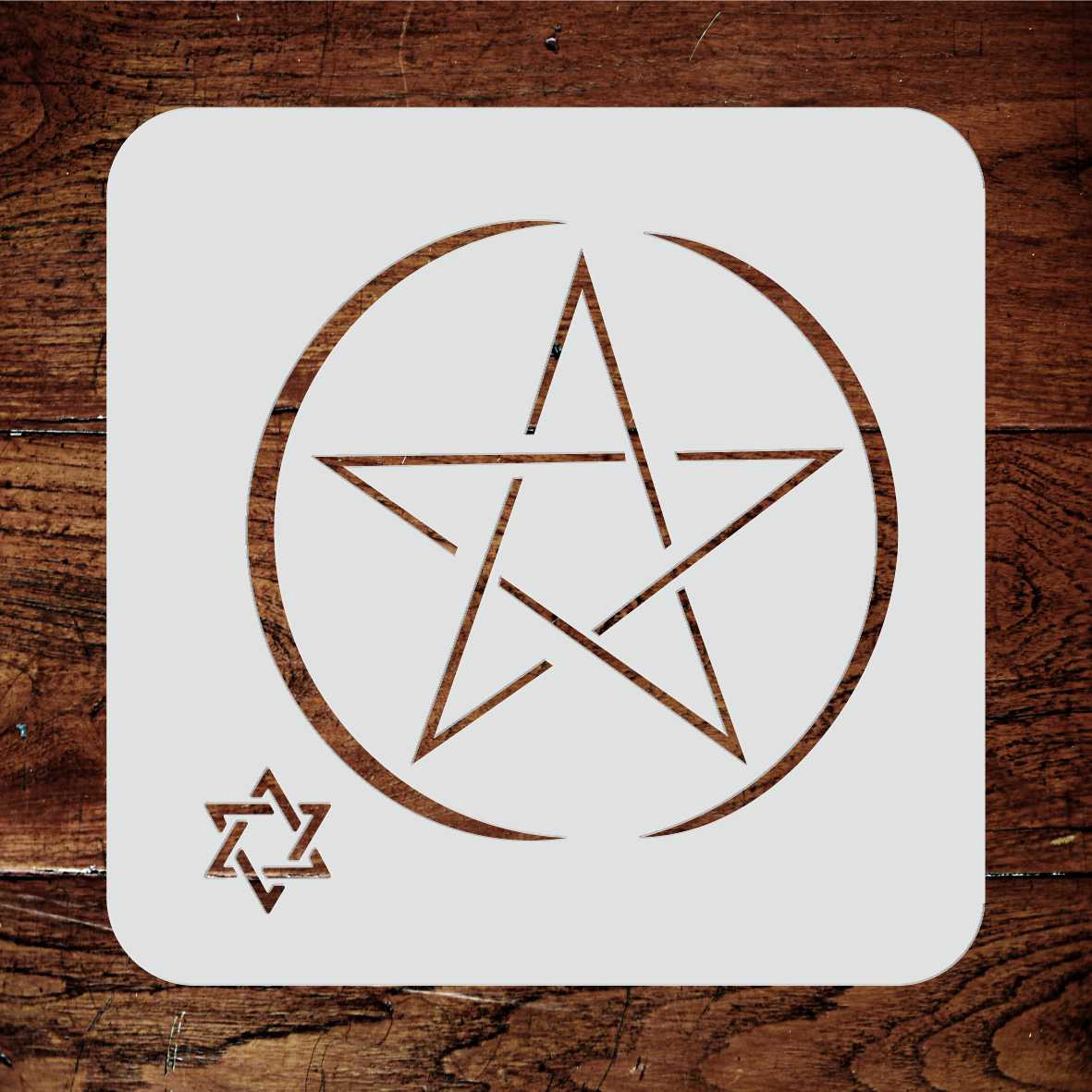 Star of David Stencil - Jewish Hebrew Magen David Sign Symbol