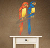 Parrot Stencil - Animal Wildlife Macaw Bird