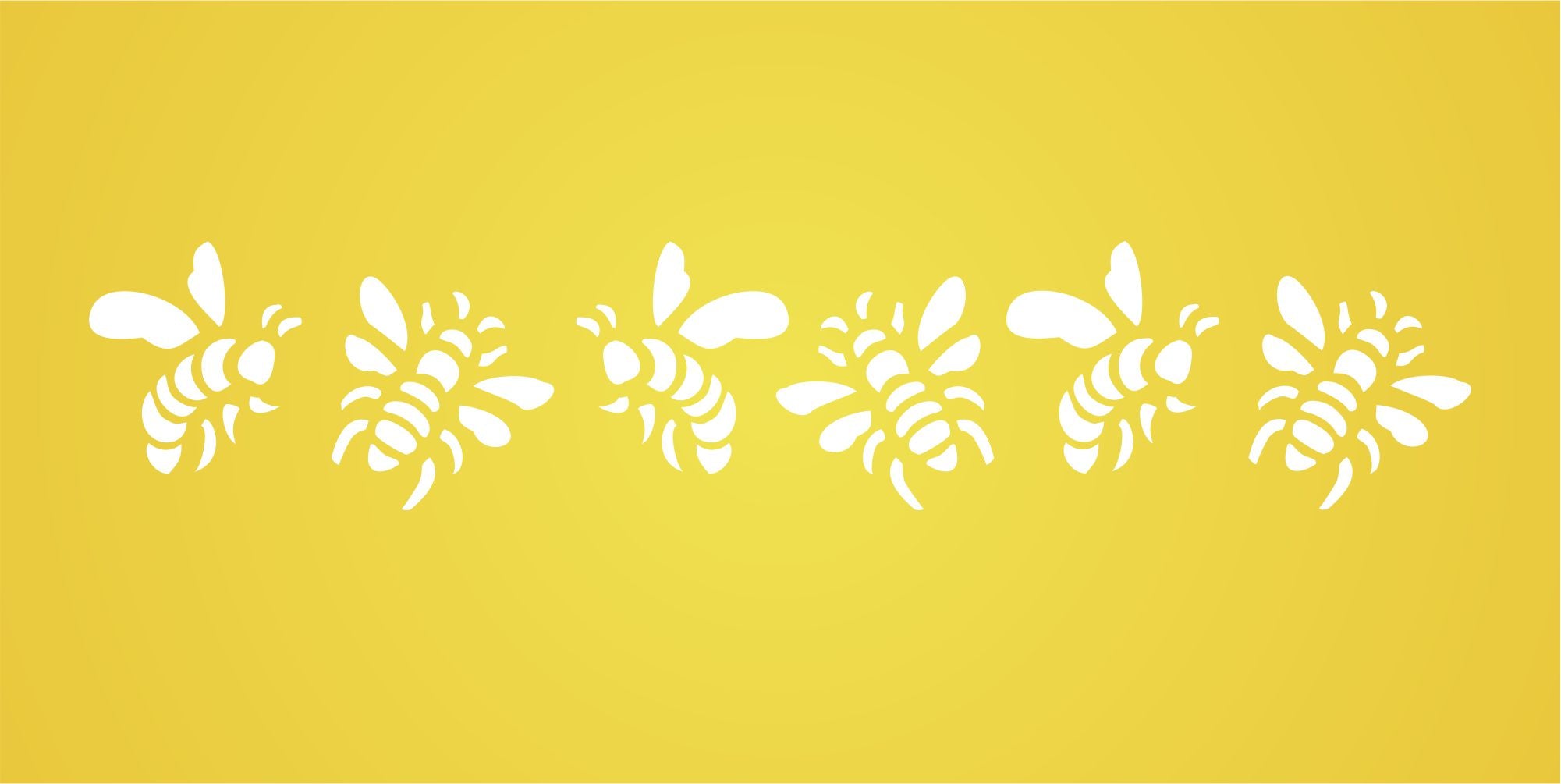 Bee Stencil- Insect Bug Bees Border