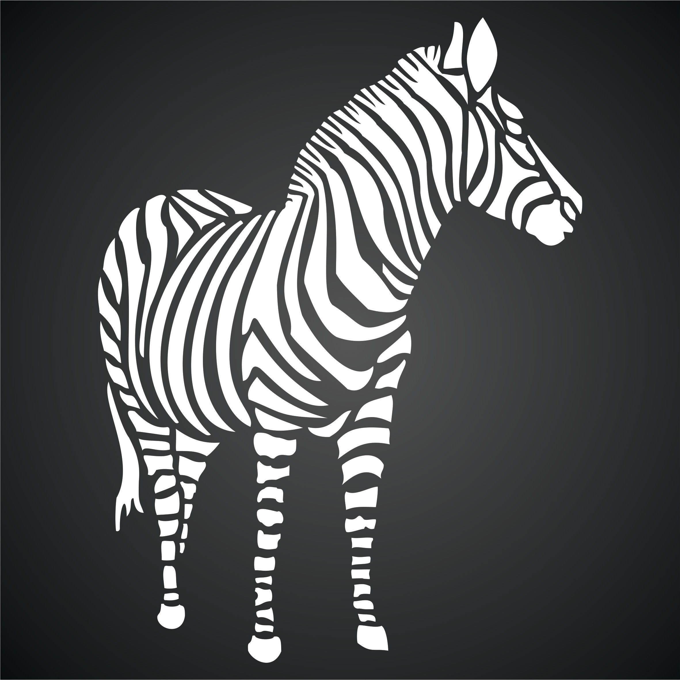 Zebra Stencil- African Wild Animal