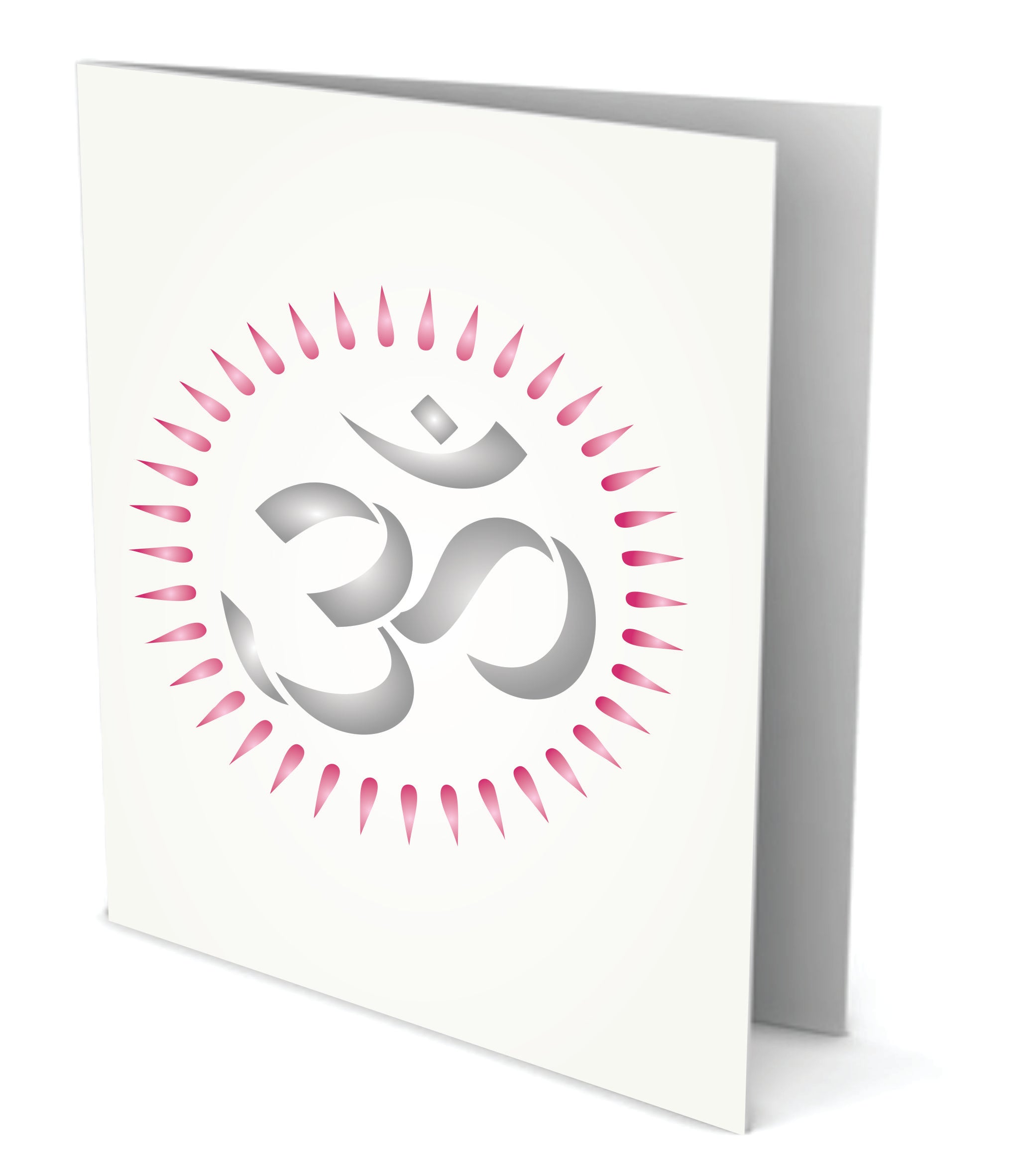 OM Stencil - AUM Indian Mantra Sanskrit Hindu Spiritual