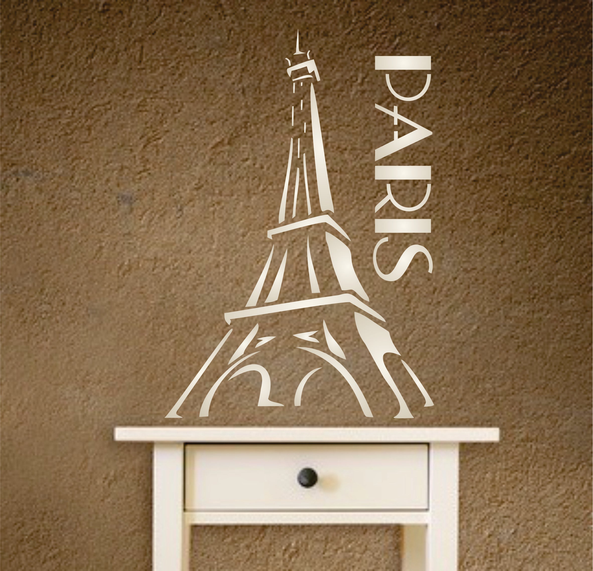 Paris Stencil - Eiffel Tower French Decor