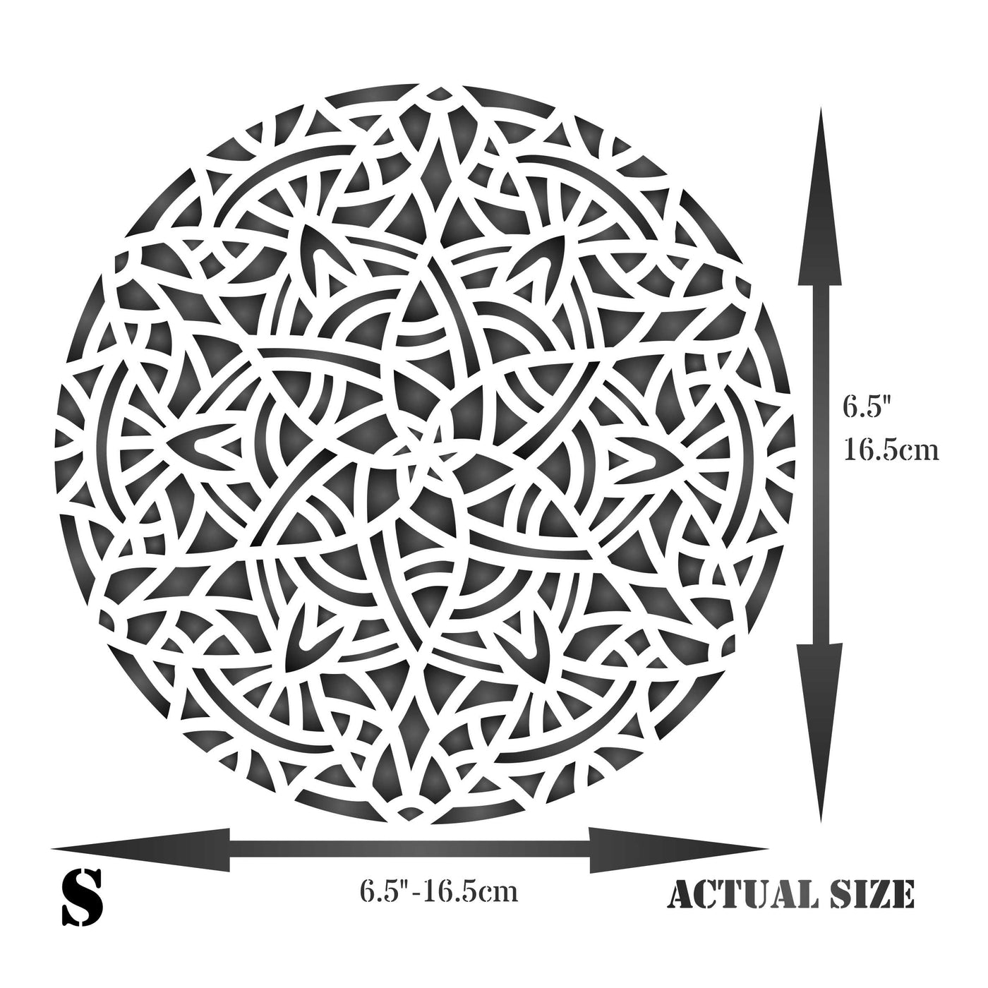 Arabic Mandala Stencil- Islamic Mosaic Arabic Geometric Design