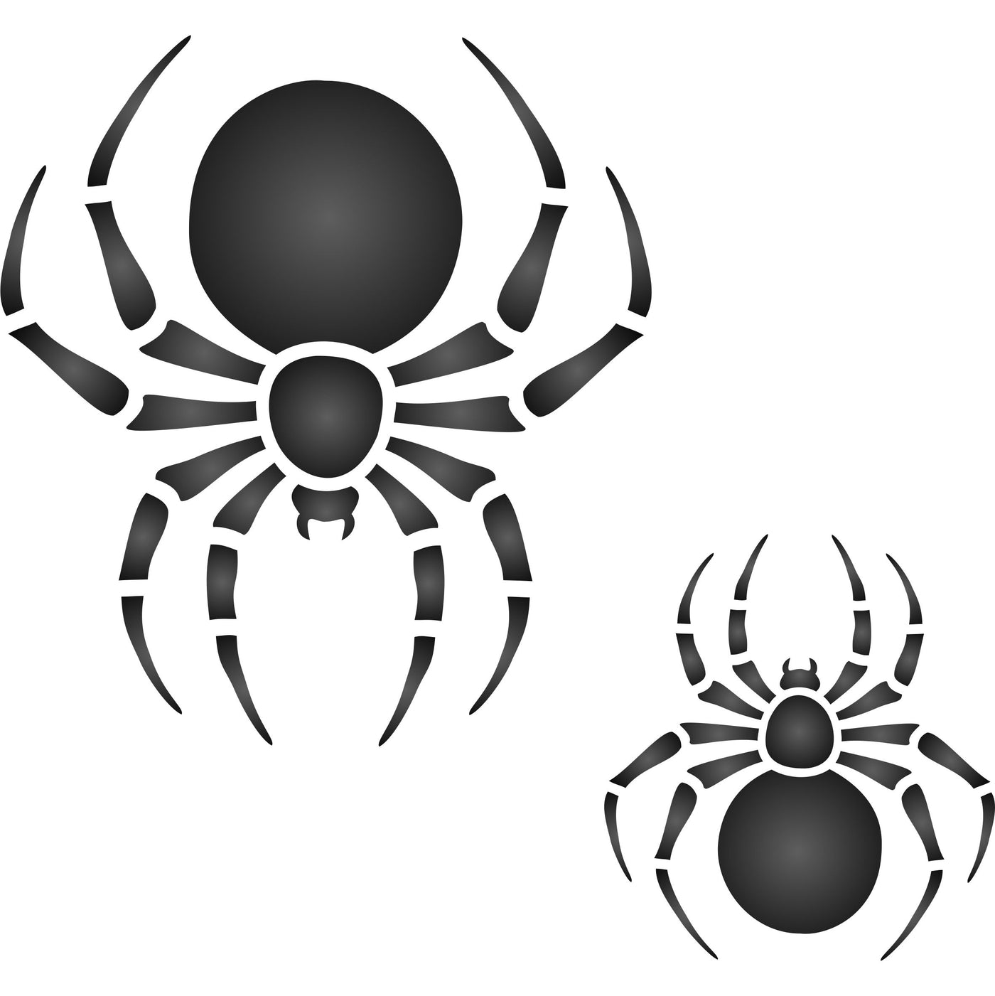 Halloween Spider Stencil - Scary Large Spider Insect Bug