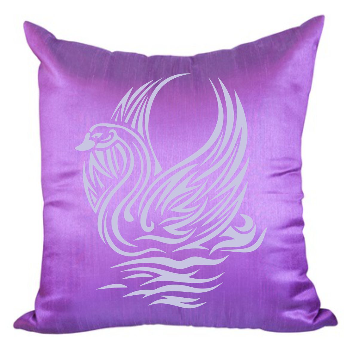 Tribal Swan Stencil - Stylized Ethnic Water Bird Tattoo