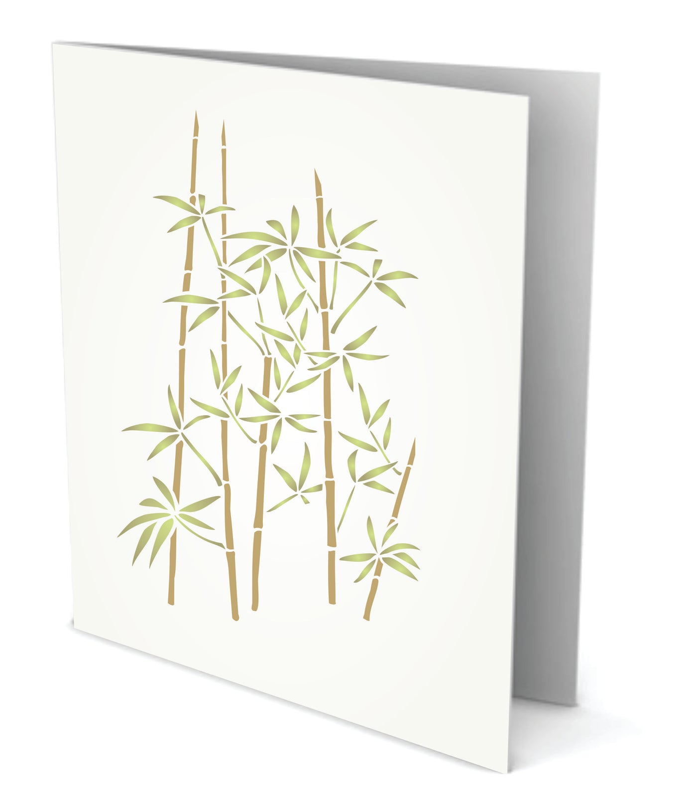 Bamboo Stencil - Classic Oriental Plant Leaves