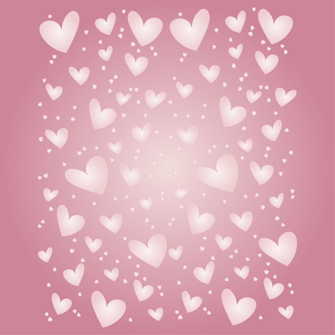 Slimline Hearts Stencil- Shape Heart Card Making Slimline DiesCards Template