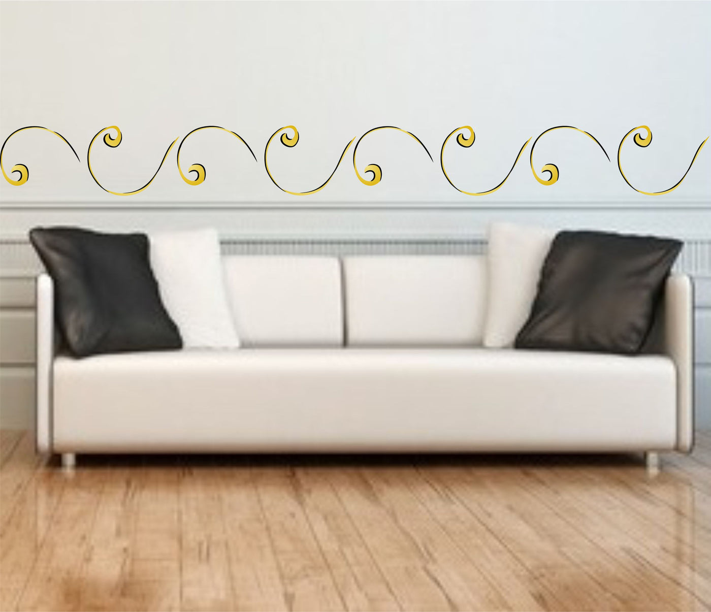 Scroll Stencil- Classic Vintage Art Nouveau Border