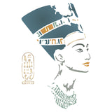 Nefertiti Stencil - Classic Egyptian Queen Statue