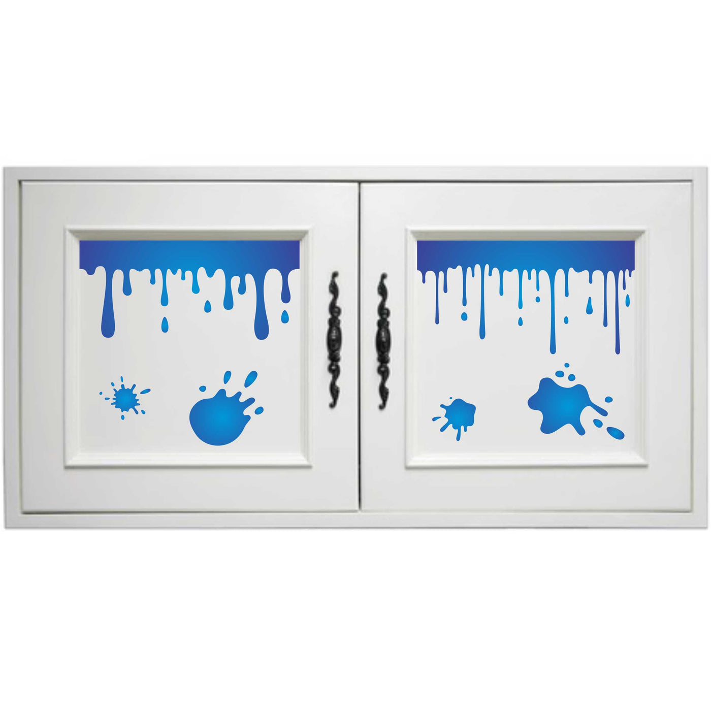 Drips Stencil - Blood Dripping Blot Drops Splatter Splashes Spatter Paint