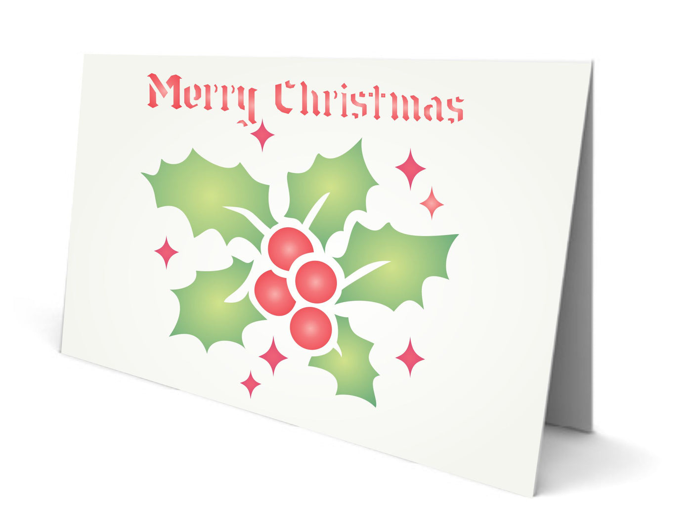 Christmas Holly - Scrapbooking Decor & Card