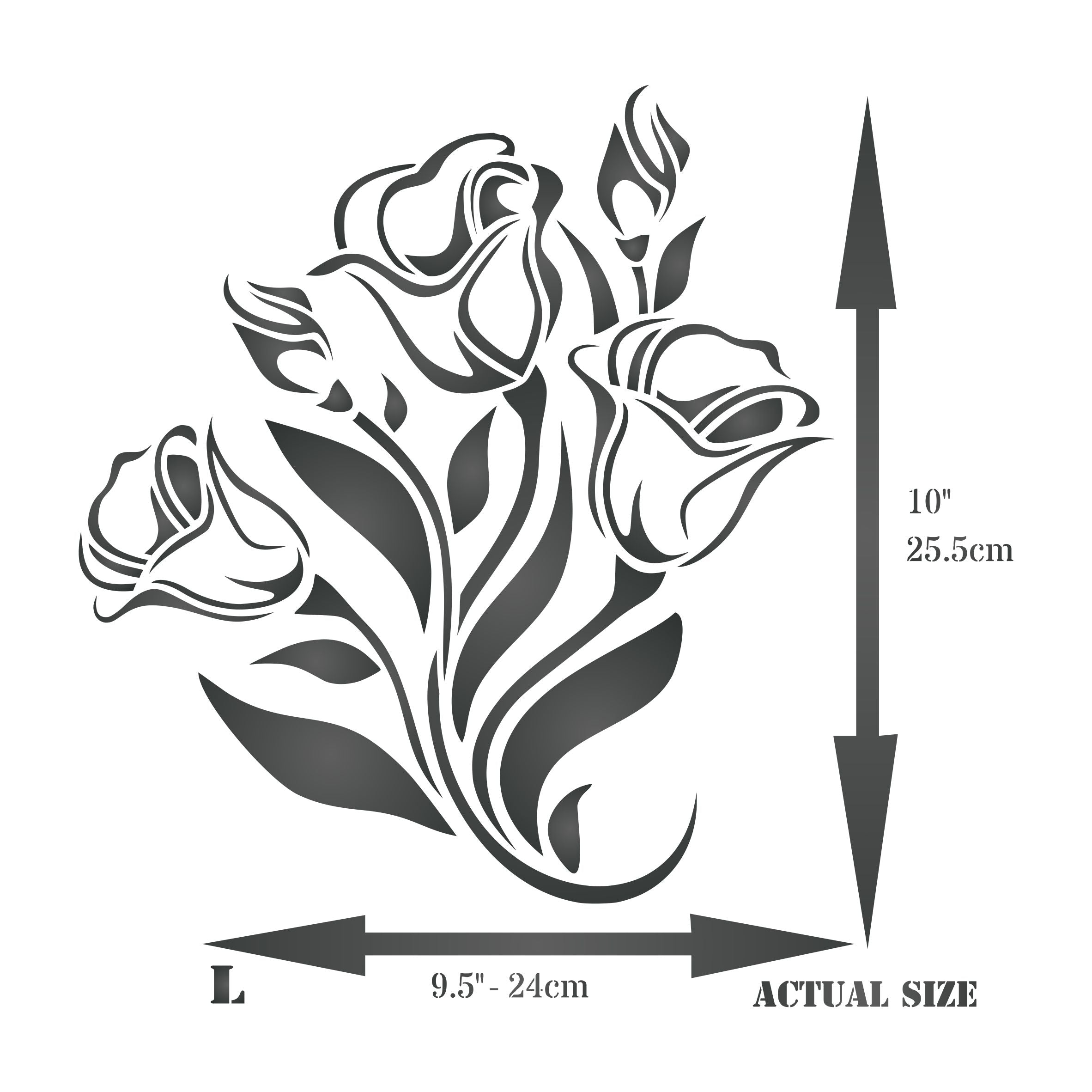 Tulip Stencil - Spring Flower Floral Perennial