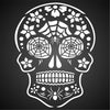 Halloween Sugar Skull Stencil - Day of The Dead Decor